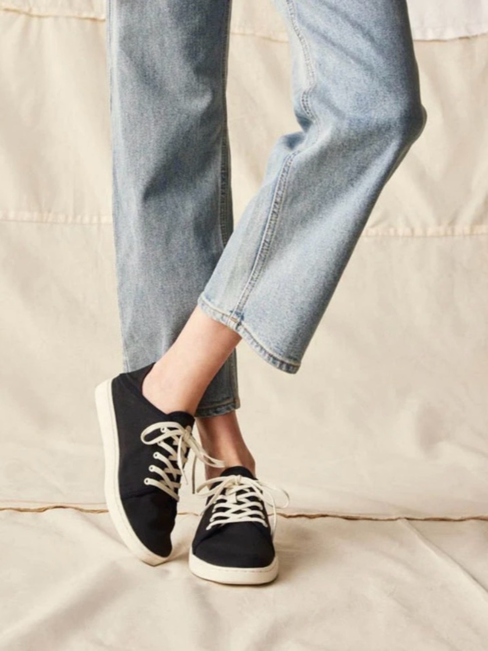 Olukai Women's Pehuea Li Black/White Sand Sneakers NWT $110 Multiple Sizes